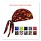 Ergodyne Chill-Its 6615 High-Performance Bandana Doo Rag w/Terry Cloth Sweatband, One Size Fits Most, Flames 12485 - alternate 2